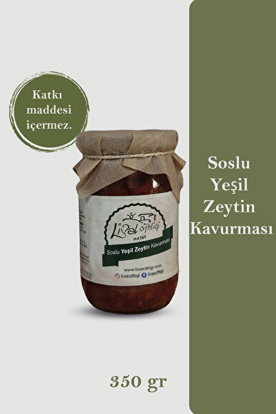 LİVAL ÇİFTLİĞİ Soslu Yeşil Zeytin Kavurması 350 gr