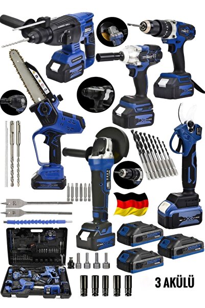 DYNAMİC MAX 6' Makina 20Ah Şarjlı Somun Sökme/Taşlama/ Matkap/Dal Budama Test...