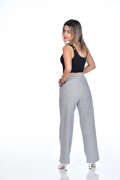 Kamex King Pique Velcro Women's Trousers Gray Gray