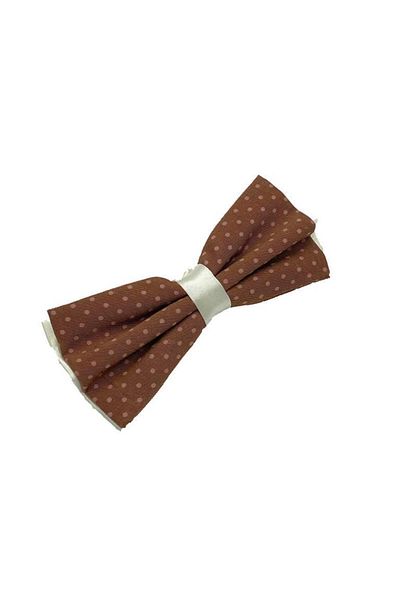 Brianze Bow Tie Brown Dotted