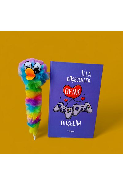 ÇİLEKHOMEAVM copertă rigidă orală scrisă Carte de amintiri Carte de memorie zilnică BLOC DE NOTĂ ȘI AGENDA ȘI PENUL DE RAȚĂ
