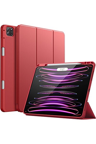 TEKNETSTORE Ipad Pro 12.9 Inç 5. Ve 6. Nesil 2021 / 2022 Uyumlu Kalem Bölmeli...