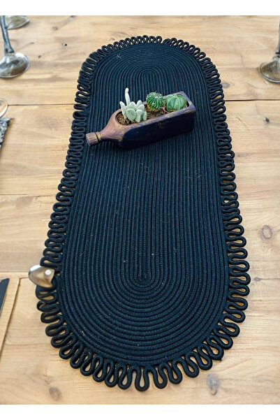 HomeTurko Nexus Runner Jüt Hasır Masa Sehpa Unite Örtüsü Dekoratif Ev Eşyası ...