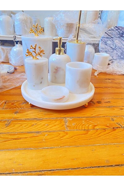 UNSOYDEKORATİF طقم حمام رخام