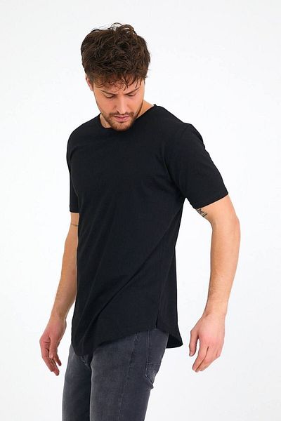 İLKCET MODA Μπλουζάκι Unisex Dirty Collar Oversize