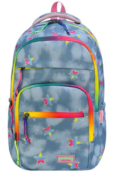 Uniquerrs Rucsac zilnic impermeabil unisex - Geantă de școală cu mai multe compartimente