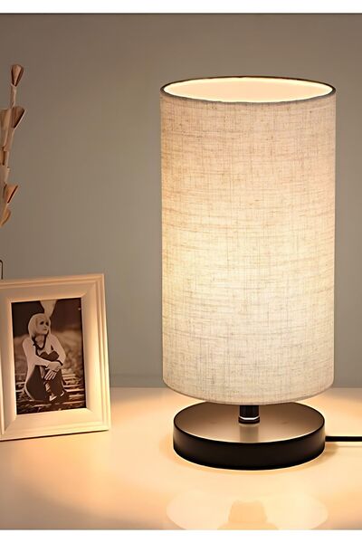 HOMİNG Homing Black Leg Cylindrical Head Lampshade Ayd-3439