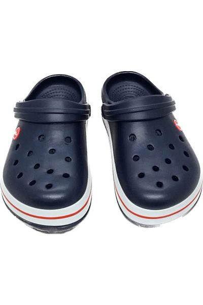 AkınalBella Navy Blue Unisex Sabo Slippers Sandals