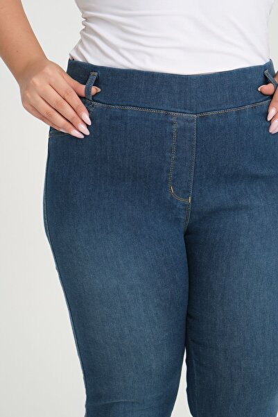 SERRA BÜYÜK BEDEN Plus Size - Ελαστικό Skinny Παντελόνι