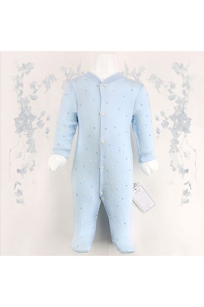 Sebi Bebe 9539 Model Mini Floral Patterned Baby Jumpsuit