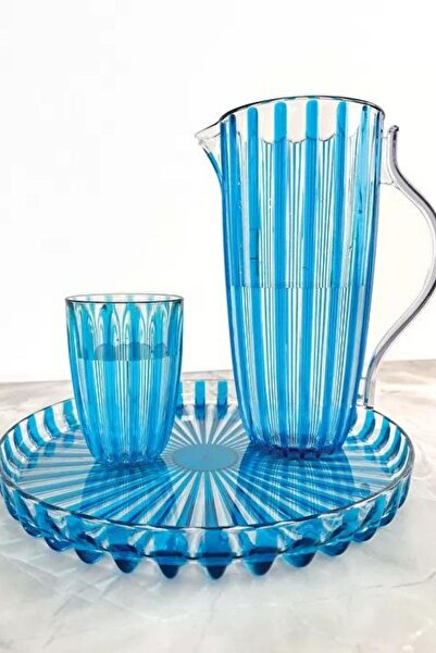 GUZZİNİ Guzzini Dolce Vita Yuvarlak Tepsi 31 Cm Turkuaz