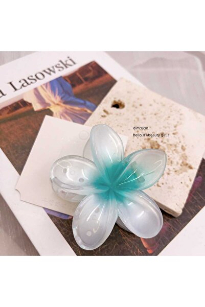 Eva Rose Lotus Çiçek Model Büyük Boy Mandal Toka Çiçek Mandal Toka Çiçekli ma...