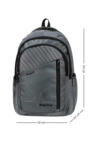 Uniquerrs Unisex Αδιάβροχο καθημερινό σακίδιο πλάτης - Σχολική τσάντα πολλαπλών διαμερισμάτων