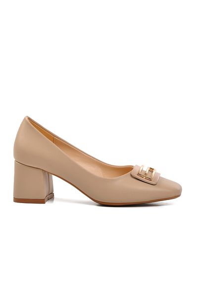 AYAKMOD 312237   Pantofi cu toc de damă bej
