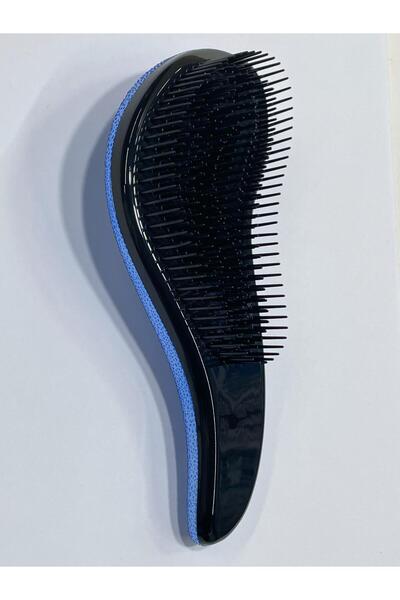 DünyaKozmetik Четка за гъста и къдрава коса, синя, ергономична ръкохватка
