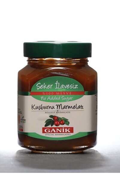Ganik Şeker Ilavesiz Kuşburnu Marmelatı 350 Gr