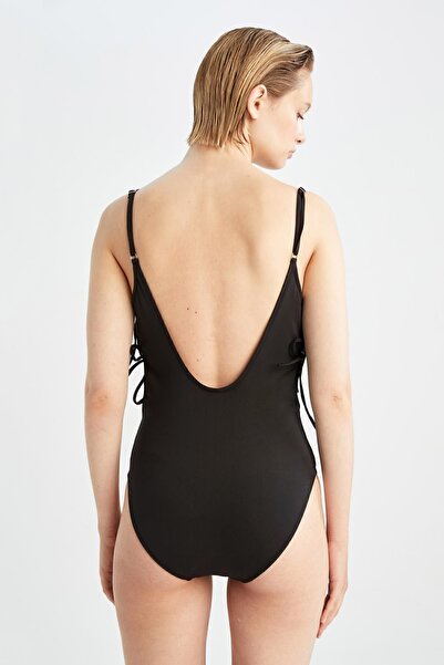 DeFacto Стандартен бански с щампи Fall In Love Y6504az22hs