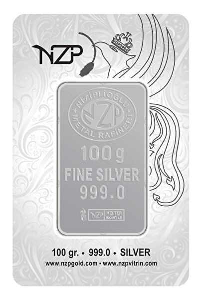 NZP Gold 100 gram Külçe Gümüş Sc Gold