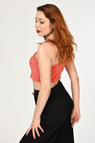 BEBE PLUS Бюстгальтер з тонким бретелем і крапками