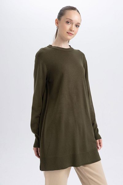 DeFacto Crew Neck Regular Fit Tunic H3431az23wn