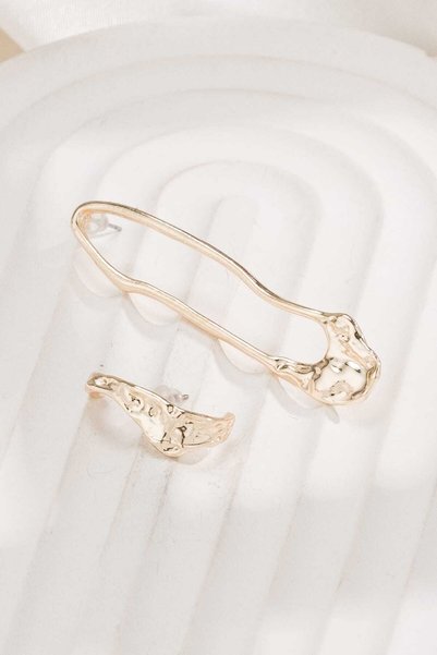 MRK Unshaped Design Earrings