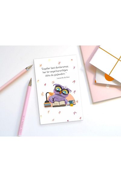 Fatofotofan Student Motivation Card Set of 6, Card Gift