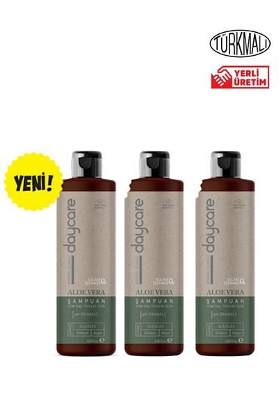 Daycare Aloevera Shampoo - 400 ml x 3 Pieces
