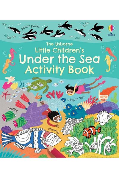 Usborne Little Children's Under The Sea Activity Book
