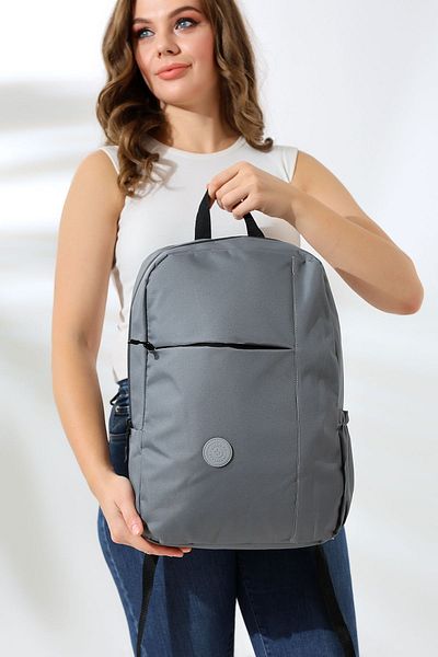 Axebag Gray Sports Waterproof Zippered Laptop Bag
