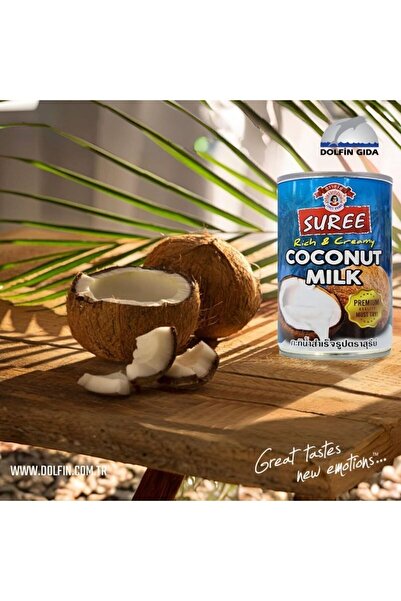 Suree Hindistan Cevizi Sütü 400ml (17-19% Yağlı) 2 ADET