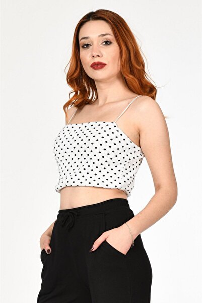 BEBE PLUS Бюстгальтер з тонким бретелем і крапками