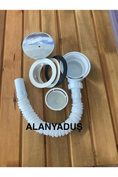 ALANYADUŞ DUŞ TEKNESİ SİFONU KROMAJ 90'LIK