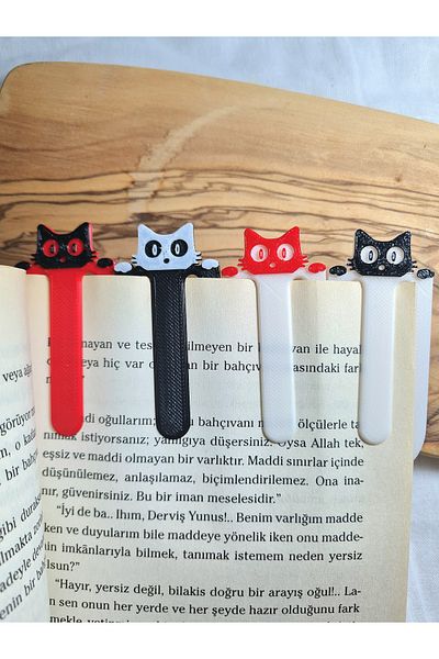 eselya 3D Book Reading Bookmark Set-Fanart