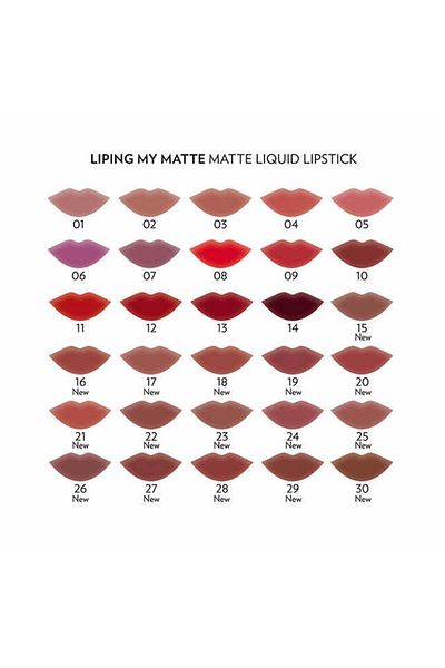 Golden Rose MY MATTE LIP INK LIQUID MATTE LIPSTICK NO:09 RED COLOR