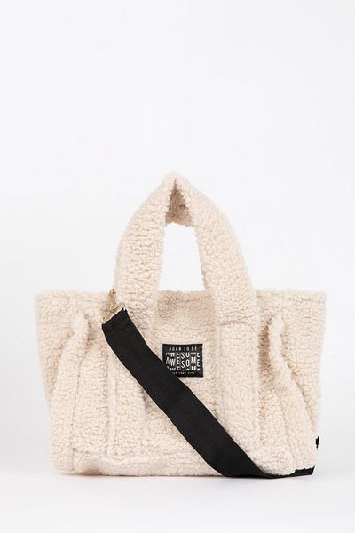 DeFacto Women's Basic Plain Plüsch Kreuz Tasche Y8623azns
