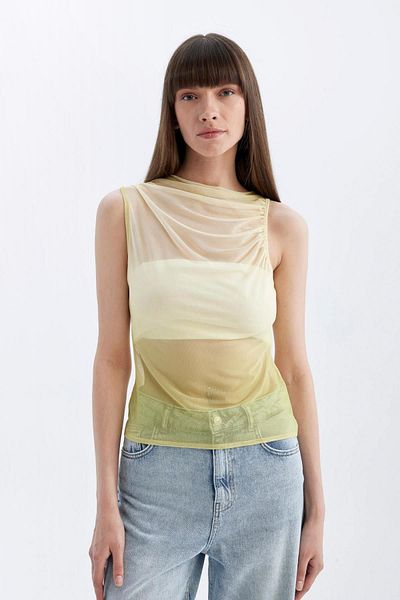 DeFacto Degaje Collar Slim Fit Tulle Athlete - C9322ax24sm