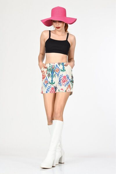 Miss Poem Καλοκαιρινό σορτς με διπλή τσέπη