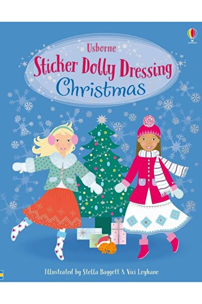 Usborne Sticker Dolly Dressing Christmas