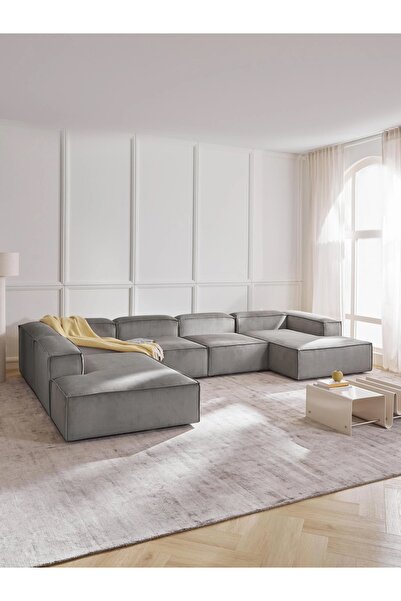 S Home Design Concept Frida 5 Modül Pofidik Modüler Kanepe Xl Köşe Koltuk Tak...