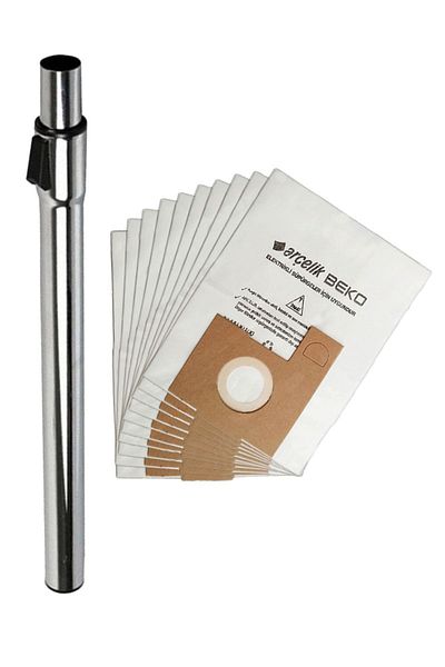 Marketto Altus Al 640m Vacuum Cleaner Pipe and Dust Bag Paper 10 Pieces