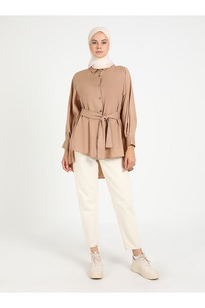 Por La Cara Biscuit Tunic - Por La Cara Model