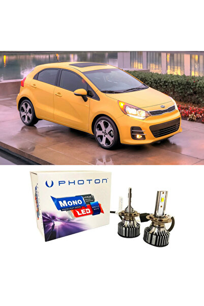 Photon Kia Rio Uyumlu Led Xenon Kısa Far Ampulü H7 Mono Yeni Seri Beyaz 2012-...