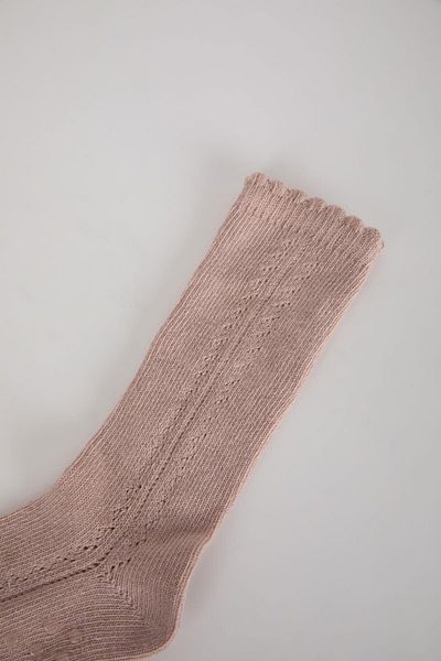 DeFacto Cotton Long Socks for Baby Girl - Non-slip Sole A7560a5ns