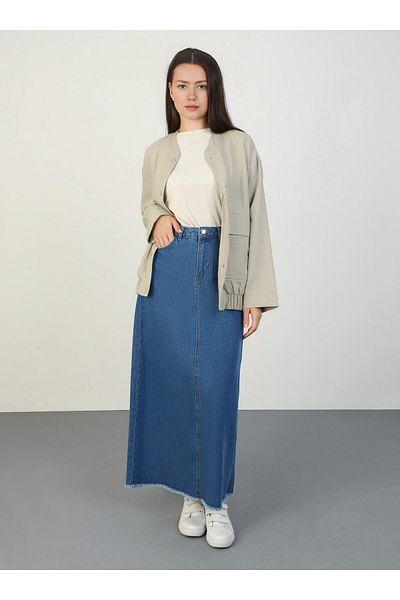 Benin Blue Denim Skirt - Benin