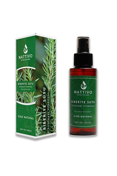 NATTIVO Biberiye Suyu %100 Doğal Saç Uzatma Tonik Saç Dökülmesine Karşı Etkil...