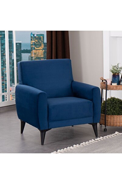 Kilim Mobilya Dove Yüksek Ayaklı Berjer Lacivert