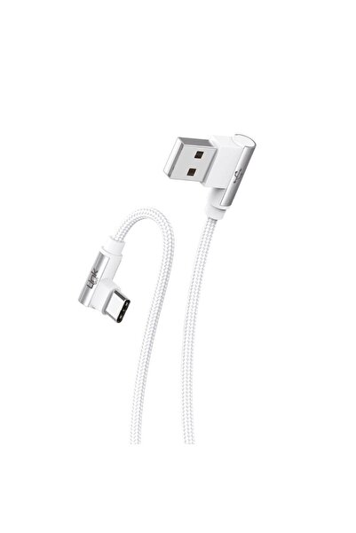 Linktech K594 Safe Type-c Usb 90 Derece Gamer Oyuncu Şarj Kablosu