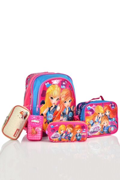 Çantavizyon Winx Okul Çantası 5'li Set