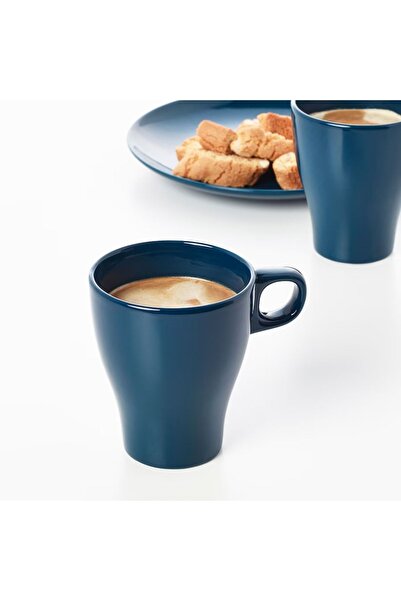 IKEA Fargrık Kupa Bardak Lacivert 205ml