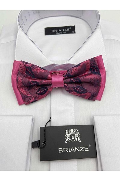 Brianze Bow Tie - Pink Floral Pattern